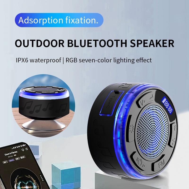 Amazon Music Audio Quality - Bathroom Waterproof Wireless Bluetooth Speaker FM