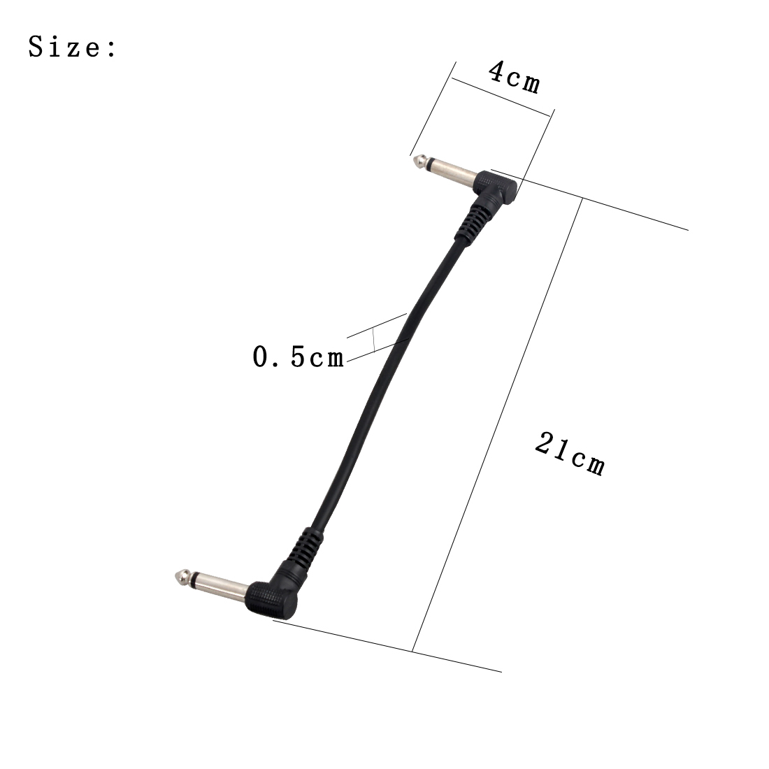 6 Pcs Guitar Effect Pedal Cabl - Audio Music Link 评论和价格