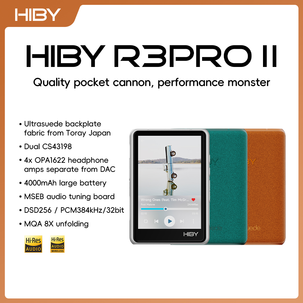 HiBy R3 Pro II / Gen 2 HiFi MP - Audio Music Gen 评论和价格
