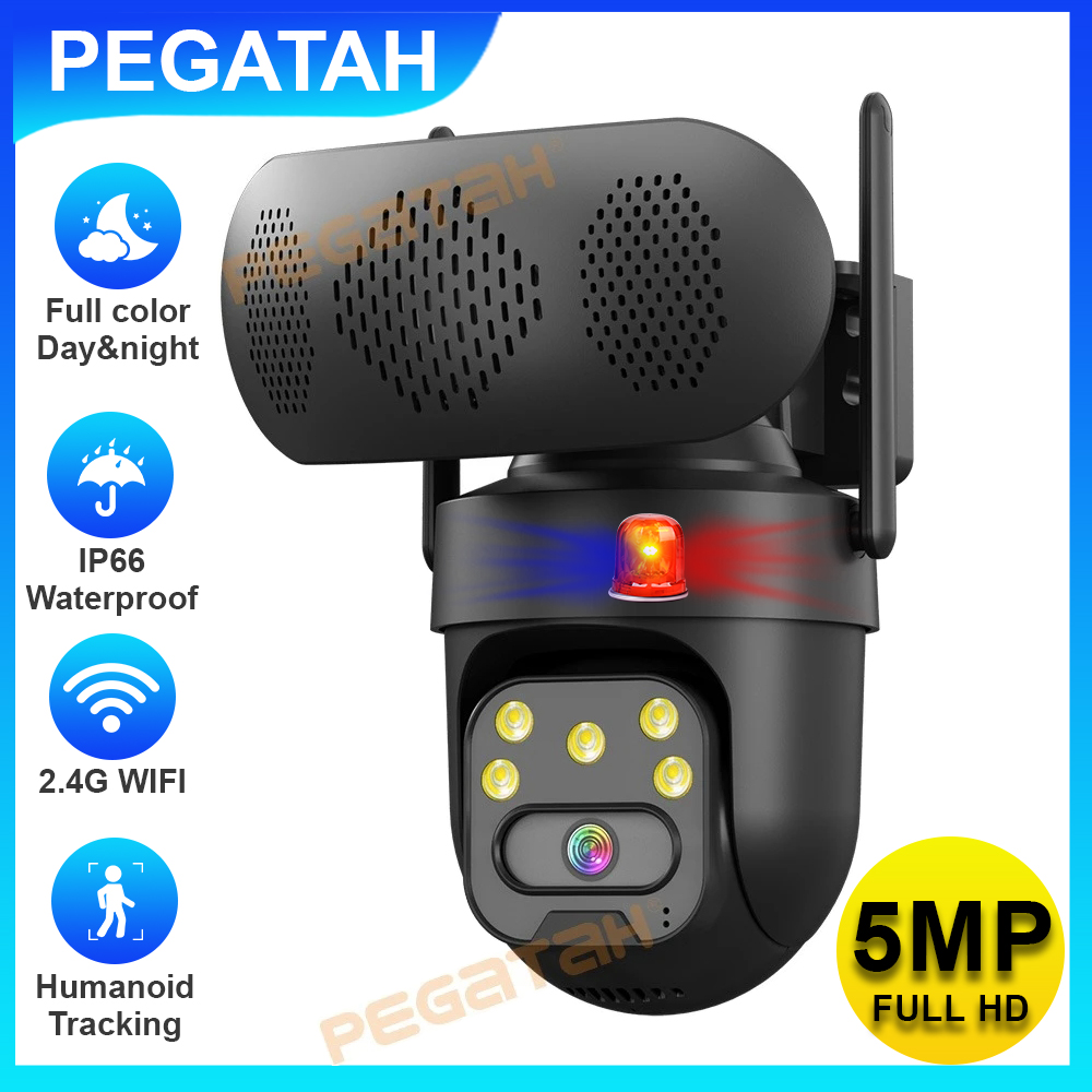 5MP IP Camera Outdoor 2.4G WiF - Audio Music Track 评论和价格
