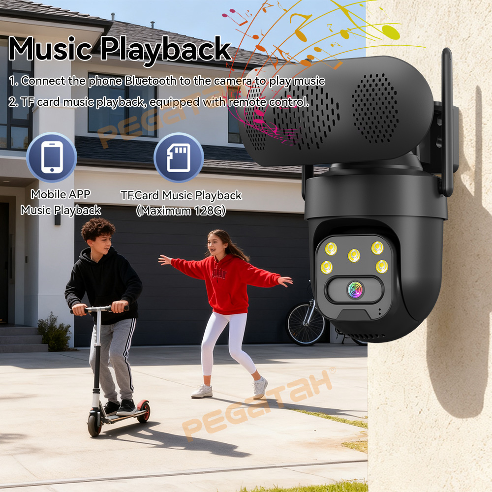 5MP IP Camera Outdoor 2.4G WiF - Audio Music Track 评论和价格