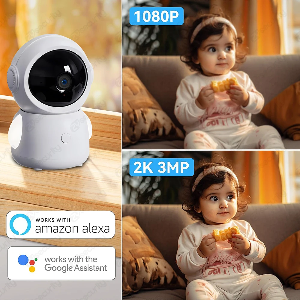 2K WiFi Baby Monitor with Scre - Audio Music Track 评论和价格