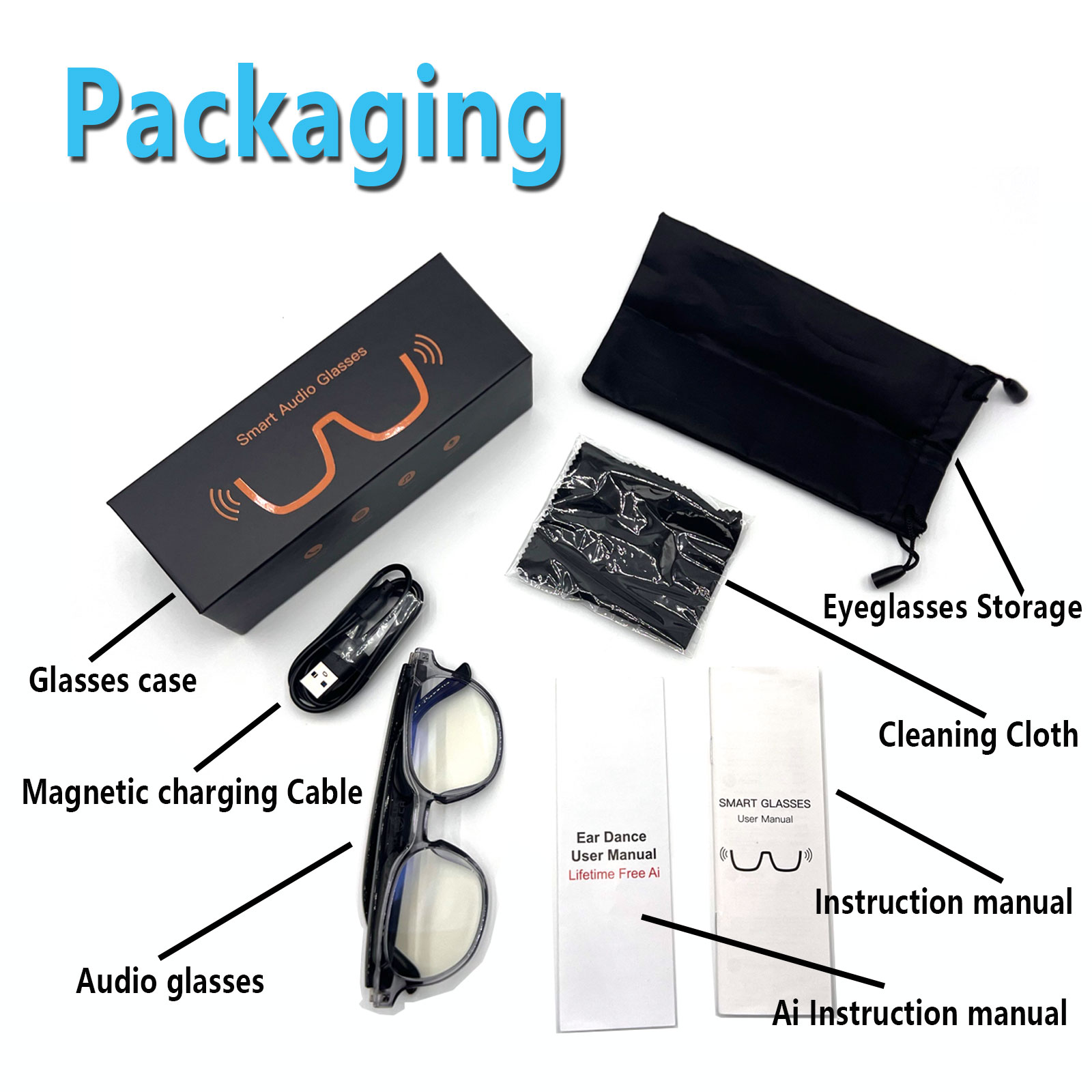 Smart Audio Glasses, Real-Time - Audio Music App 评论和价格