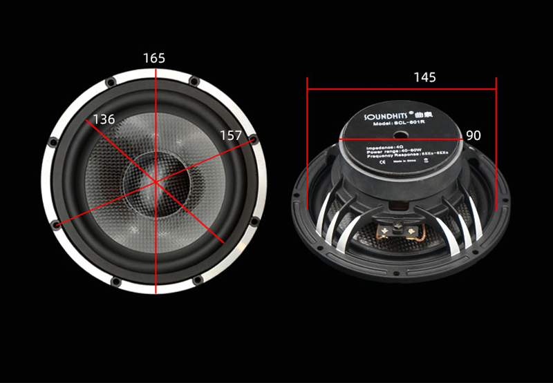 6.5 Inch Car Speaker 40-60W 4o - Amazon Music Audio Quality 评论和价格