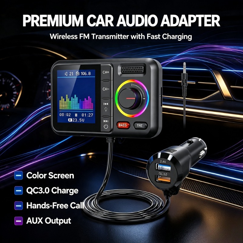 Vehicle Wireless Audio Adapter - Audio Music Track 评论和价格