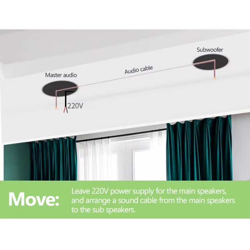 BLE Wireless Ceiling Speaker,  - Audio Music Link 评论和价格